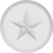 Ekena Millwork Standard Grayson Star Rosette With Rounded Edge, 3"W x 3"H x 1/2"P ROSP030X030X050GRY08 - alternate 3